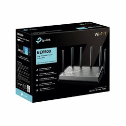 WiFi router TP-Link Archer BE400 BE6500, WiFi 7, 1x 2,5GWAN, 1x 235GLan, 3x 2,5GLan, USB, 2,4/5GHz, EasyMesh, HomeShield