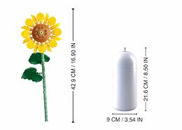 Sluban Flowers M38-B1101-10 Slunečnice ve váze