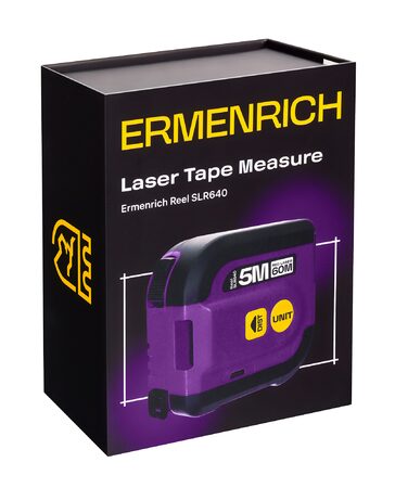 Laserový svinovací metr Ermenrich Reel SLR640