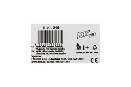 Lori 219 Kbelík sítko lopatka kupecká lopatka hrabičky plast v síťce 20x28x12cm 12m+