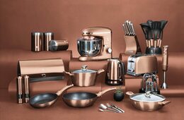 BERLINGERHAUS Dóza na potraviny sada 3 ks Rosegold Metallic Line BH-6720