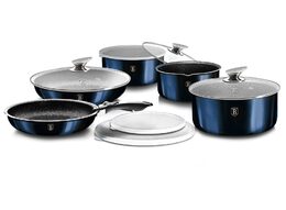 BERLINGERHAUS Sada nádobí s odnímatelnou rukojetí 12 ks Aquamarine Metallic Line BH-6101