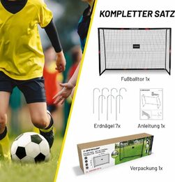 DUNLOP Fotbalová branka 300x200x120cm ED-200663
