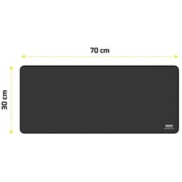 924001 Table pad 30x70cm BK PORT CONNECT