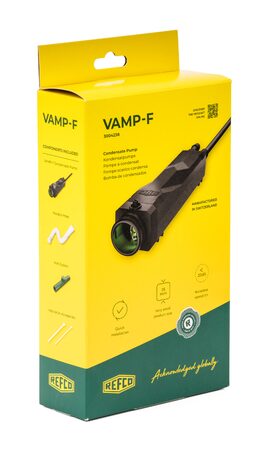Čerpadlo kondenzátu Refco VAMP-F kapacita až 22l/hod, max. výtlak 15 m (pod jednotku)