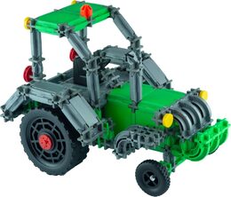 Stavebnice Seva Doprava Traktor plast 384 dílků v krabici 35x33x5cm 5+