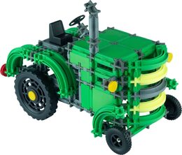 Stavebnice Seva Doprava Traktor plast 384 dílků v krabici 35x33x5cm 5+