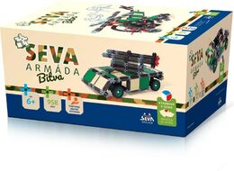 Stavebnice Seva plast Armáda Bitva 958ks v krabici 27x38x18cm