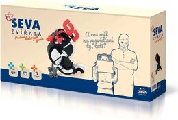 Stavebnice Seva Zvířata - Poslové dobrých zpráv plast 171ks v krabici 31,5x16,5x8cm