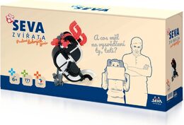 Stavebnice Seva Zvířata - Poslové dobrých zpráv plast 171ks v krabici 31,5x16,5x8cm
