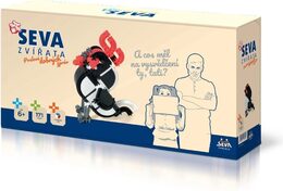Stavebnice Seva Zvířata - Poslové dobrých zpráv plast 171ks v krabici 31,5x16,5x8cm
