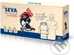 Stavebnice Seva Zvířata - Poslové dobrých zpráv plast 171ks v krabici 31,5x16,5x8cm