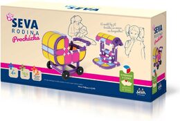 Stavebnice Seva Rodina Procházka plast 166ks v krabici 32x17x8cm