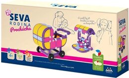 Stavebnice Seva Rodina Procházka plast 166ks v krabici 32x17x8cm