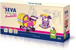 Stavebnice Seva Rodina Procházka plast 166ks v krabici 32x17x8cm