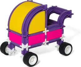 Stavebnice Seva Rodina Bydlíme plast 564ks v krabici 35x33x7cm