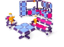 Stavebnice Seva Rodina Bydlíme plast 564ks v krabici 35x33x7cm