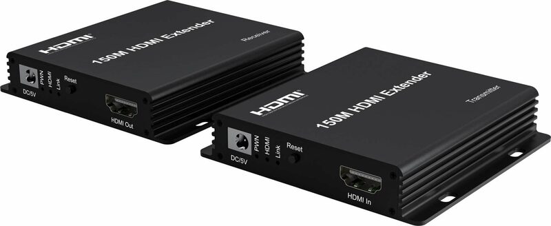 Extender PremiumCord HDMI na 150m přes jeden kabel Cat5e/Cat6, FULL HD 1080p