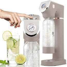 BERLINGERHAUS Výrobník sody SODABAR + 2 lahve Taupe Collection BH-8558