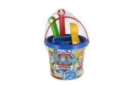 Sada na písek 5ks plast Paw Patrol/Tlapková patrola modrá v síťce 12x22x12cm 12m+ Wader