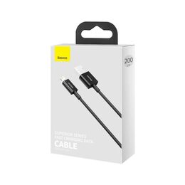 Rychlonabíjecí datový kabel Baseus Superior Series USB/Lightning 2.4A 2m černý