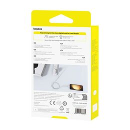 Rychlonabíjecí kabel Baseus Silky USB/USB-C 1m 100W bílý