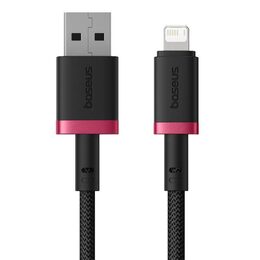 Rychlonabíjecí kabel Baseus Dura USB/Lightning 1m 2.4A červeno černý