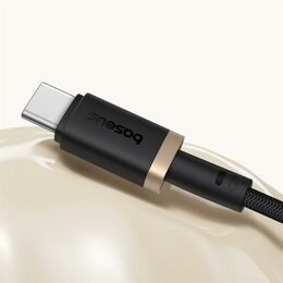 Rychlonabíjecí kabel Baseus Dura USB/USB-C 1m 60W černo zlatý