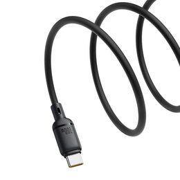 Rychlonabíjecí kabel Baseus Silky USB-C/USB-C 1m 100W černý