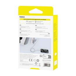 Rychlonabíjecí kabel Baseus Silky USB-C/USB-C 1m 100W bílý