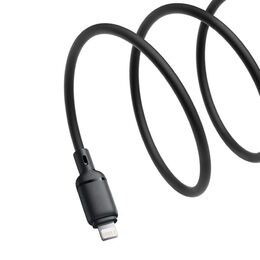 Kabel Baseus Silky USB/Lightning 1m 2.4A černý