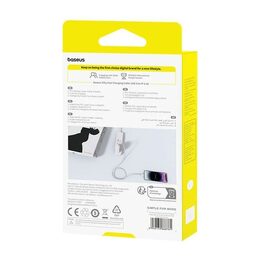 Kabel Baseus Silky USB/Lightning 1m 2.4A bílý