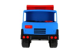 Auto nákladní korba červená kabina modrá plast 75cm