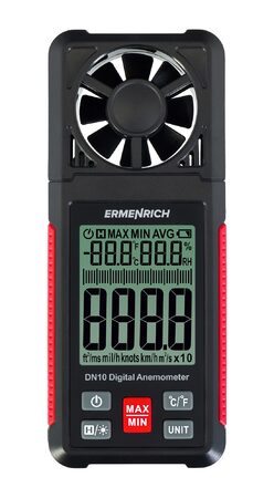 Digitální anemometr Ermenrich Seek DN10