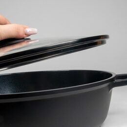 KELA Hluboká pánev s poklicí a keramickým povrchem 32 cm ATURA KL-15167