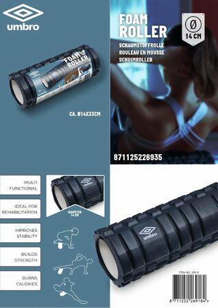 UMBRO Masážní válec Foam Roller UMBRO 33 x 14 cm ED-226935