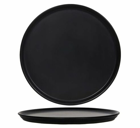 HIT Talíř na pizzu černý porcelánový 31 cm HT-27020420