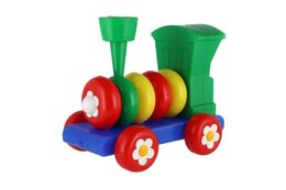 Směr Lokomotiva/Vlak skládací tahací plast 20cm 24m+