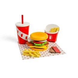 Bigjigs Toys Sada Burger a hranolky