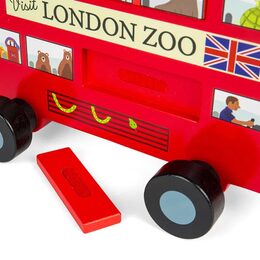 Bigjigs Toys Tahací hračka Londýnský autobus
