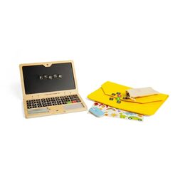 Bigjigs Toys Dřevěný magnetický notebook