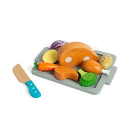 Bigjigs Toys Sada Pečené kuře se zeleninou