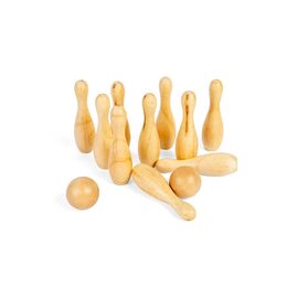 Bigjigs Toys Dřevěné kuželky
