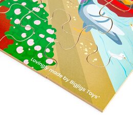 Bigjigs Toys Dřevěné podlahové puzzle Londýn