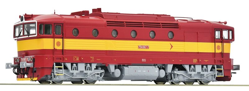Roco Dieselová lokomotiva 754 067-7 ČSD/ČD Brejlovec - 7300055