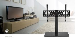 Nedis TVSM2030BK stojan s TV držákem 32 - 65", 45 kg, 4 výškové polohy, černý
