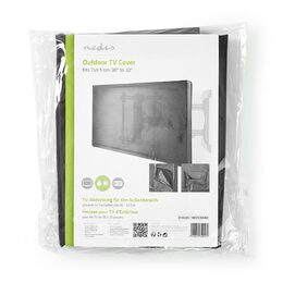 Nedis TVOC3032BK venkovní kryt na TV obrazovku 30"-32", látka Oxford, kapsa na d