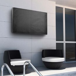Nedis TVOC4648BK venkovní kryt na TV obrazovku 46“–48“, látka Oxford, kapsa na d