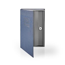 Nedis BOOKSEDM01BU trezor ve tvaru knihy, 2 klíče, 1.6 l
