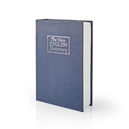 Nedis BOOKSEDM01BU trezor ve tvaru knihy, 2 klíče, 1.6 l